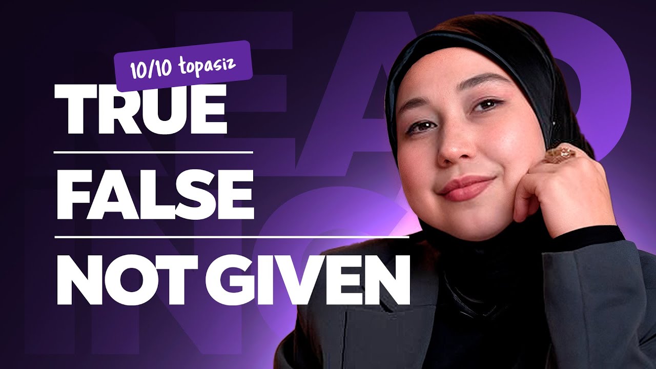 IELTS READINGDA 10/10 URISHNING ENG OSON USULI! | Muxtasar English