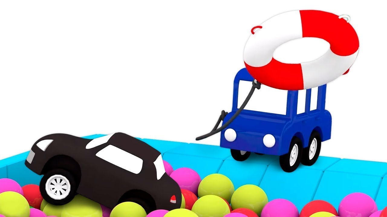 Die 4 Kleinen Autos Der Spielplatz Deutscher Cartoon Youtube