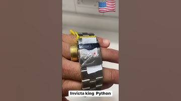 Relógio invicta 46242 KING PYTHON SWISS ronda Z60