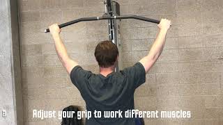 Lat Pulldown - Seated Row