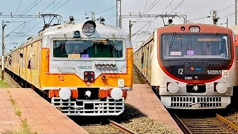 Different Model Unique Indian Emu Local Trains Of Howrah Bardhaman Chord Line | Eastern Railway 