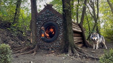 Building a hut in the wolf’s lair: a secret shelter hidden in the forest