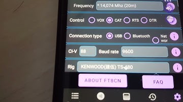 FT8 mode on phone using: FT8CN app and QDX radio