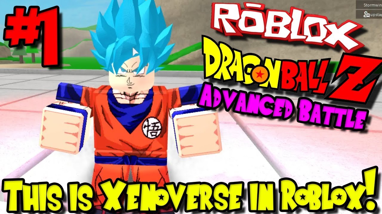 This Is Xenoverse In Roblox Roblox Dragon Ball Advanced Battle Episode 1 Youtube - xeno goku shirt roblox