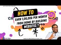 How To Earn 1,00,000 per month from home by building Websites Without Coding ?