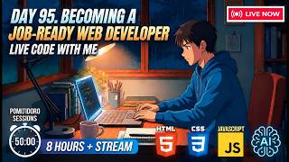 [15-9-26] Day-95(part-2): Deadline April 7 | Becoming a Job-Ready Web Developer🇧🇩 8 Hours Live Code