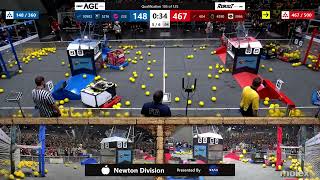 Qualification 105 - FIRST Championship - FIRST Robotics Competition - Newton Division