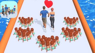 NEW MAX LEVEL in *Family Run 3D* 👨‍👩‍👧‍👧💕 All Levels iOS Android Gameplay (New Levels 3 - 7) screenshot 1