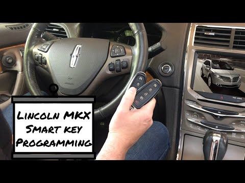 How To Program A Lincoln MKX Smart Key Remote Fob 2011 - 2015