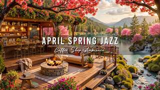April Spring Jazz at Cozy Coffee Shop Ambience 🌸 Relaxing Jazz Instrumental Music for Work, Study screenshot 4