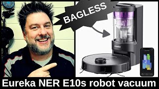 Eureka E10s bagless Robot Vacuum. Cleaning Tech Walkthrough: EVERYTHING You Need to Know Eureka E10s