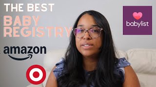 THE BEST BABY REGISTRY? | Amazon, Babylist, Target, Walmart, PBK, Crate&Kids, Buybuybaby, Etsy