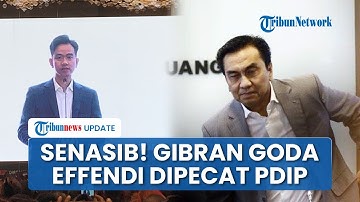 Wapres Gibran Roasting Effendi Simbolon yang Dipecat dari PDIP: Tidak Apa-apa, Kita Harus Move On