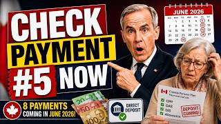 8 Government Payments Hitting Canadian Seniors in June 2026 — Most People Miss Number 5