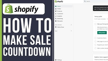 How to Make Sale Countdown on Shopify Store (2025)