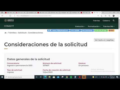 Tutorial Convocatoria SNI 2021, llenado de solicitud Ingreso, Permanencia,  y Candidato a SNI