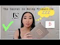 HOW TO BE PRODUCTIVE | Tips, Must Haves + Notion App