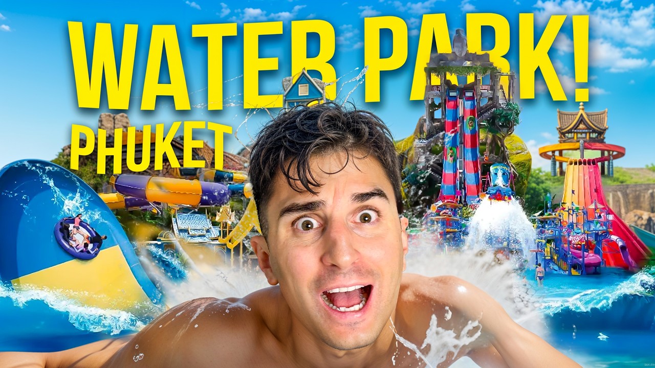 Follie al WATERPARK THAILANDESE! Provo tutti gli scivoli più UNICI ed
