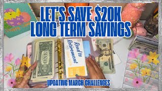 Let’s Save $20k | Road To Retirement | Long Term Savings News