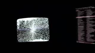 CRT + projectM visualizer
