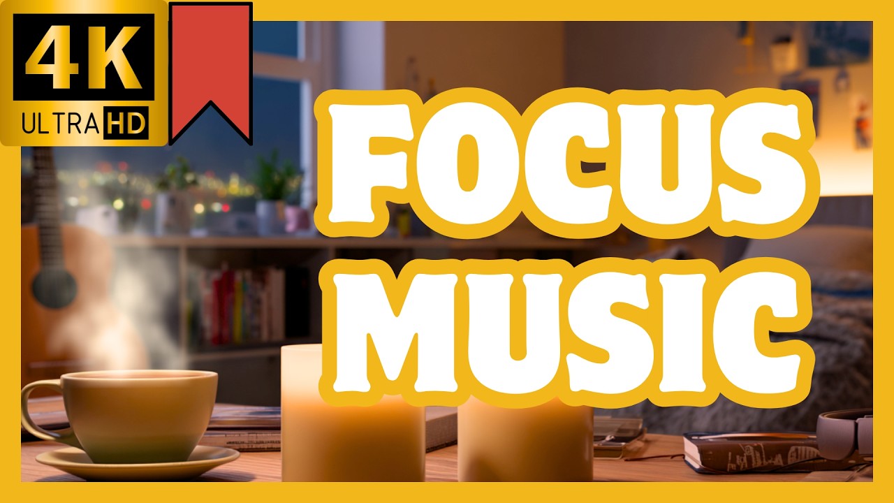Lofi Study Music 🎧 Focus Beats for Deep Work & Productivity (4K)