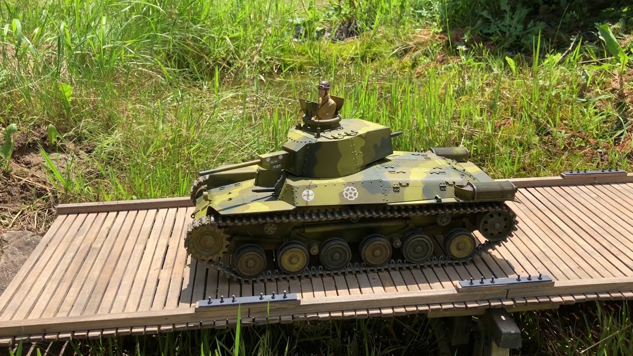 1/16 RC Imperial Japanese Army tank Type 97 Shinhoto Chi Ha YouTube