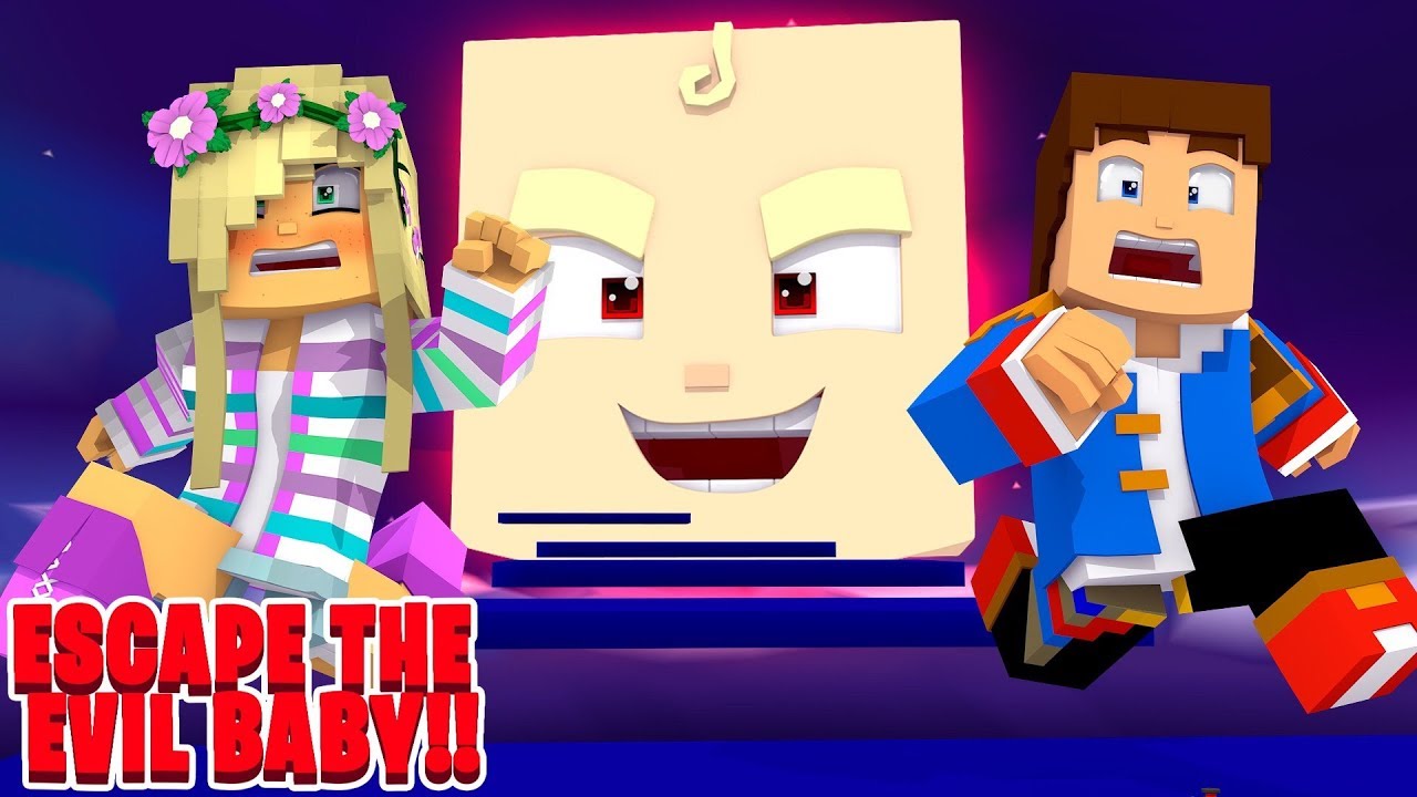 Minecraft HOW TO BUILD Escape the Evil OBBY in Minecraft! w/ Little Donny