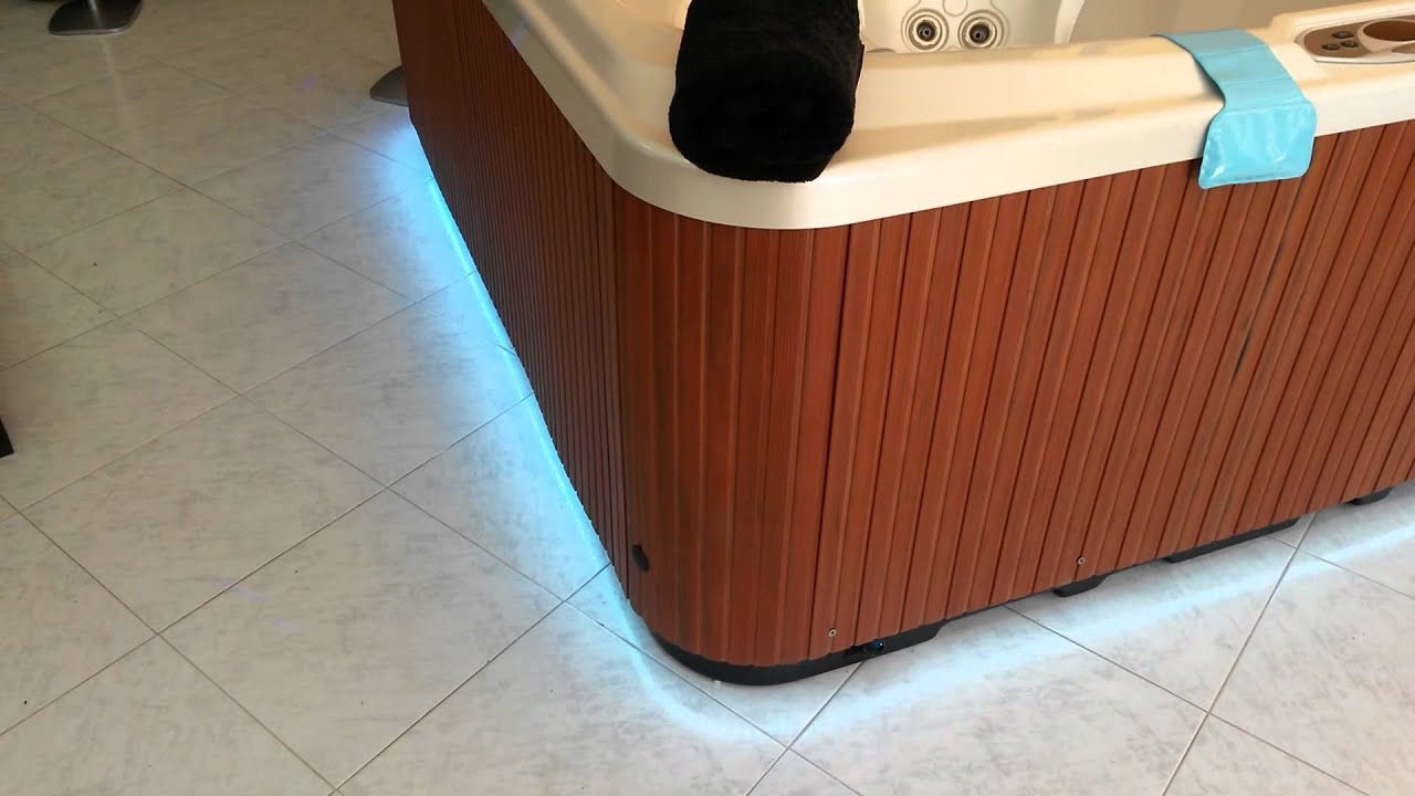 Under spa lighting