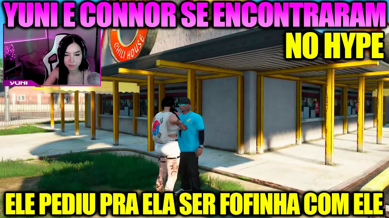 YUNI E CONNOR SE ENCONTRARAM NO HYPE 🥰😍🔥