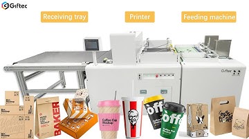 Digital Inkjet single-pass printer/packaging paper bag printing/food packaging printer#packaging