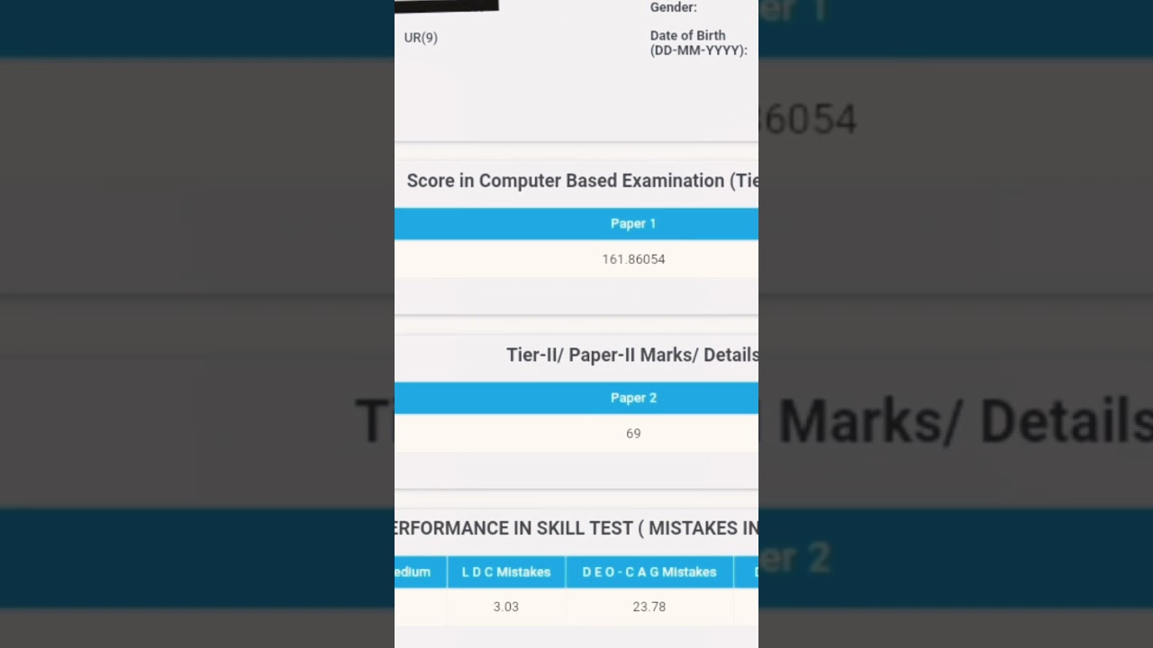 CHSL 2021 typing error% out, selected for DV 😎😎