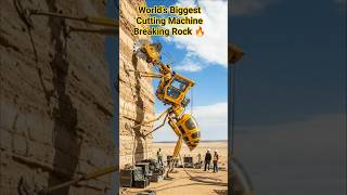 World’s Biggest Cutting Machine Breaking Rock 🔥 | Amazing Engineering #construction