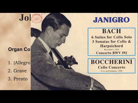 Bach Organ Concerto(Antonio Janigro 1960)