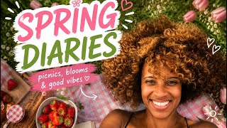 SPRING DIARIES| garden picnic, strawberry dessert, and reflections on life