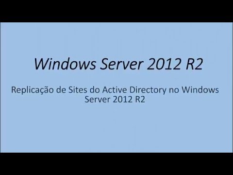 Replicação de Sites do Active Directory no Windows Server 2012R2