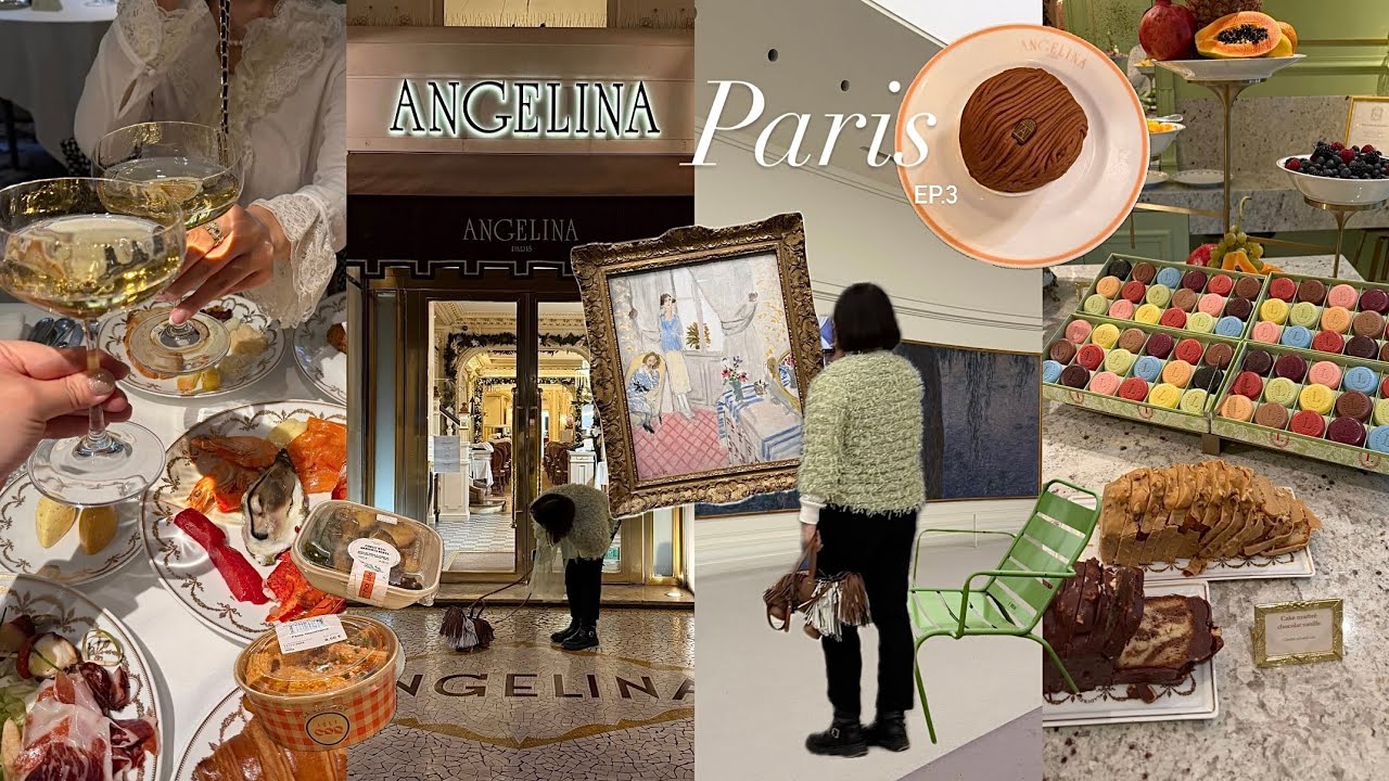 paris vlog］part3 夢のラデュレビュッフェとAngelina😵‍💫可愛い