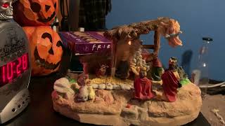 Gemmy animated narrated nativity scene