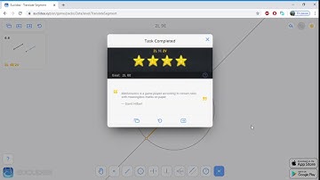 6.6 Euclidea - Translate Segment - 2L 6E 2V