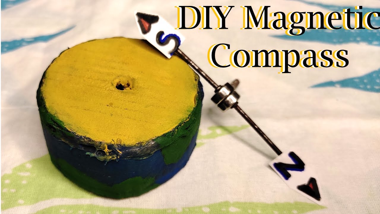 DIY Compass 🧭 With And Cardboard YouTube