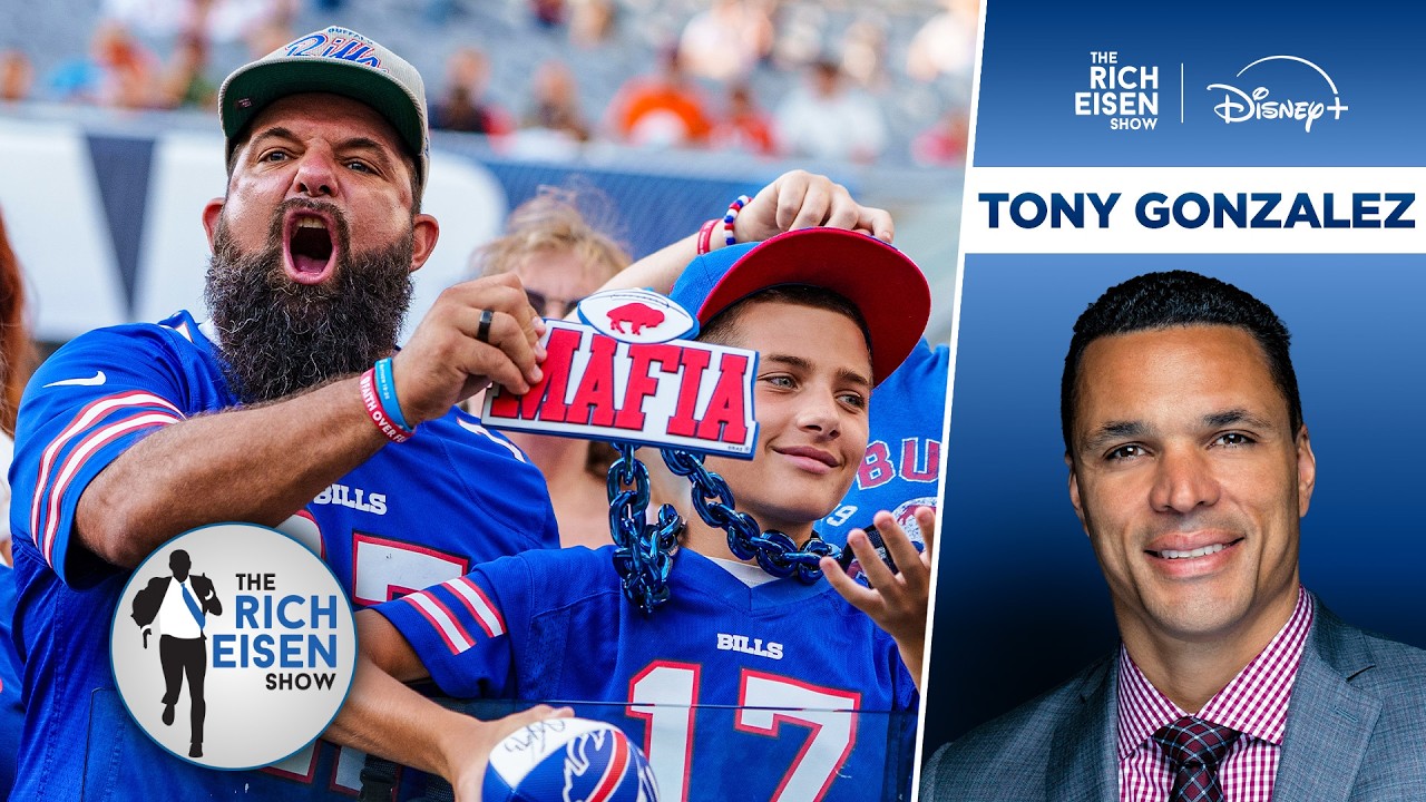TNF’s Tony Gonzalez: Bills Mafia Will Wreak Havoc with Lions in New Stadium Debut | Rich Eisen Show