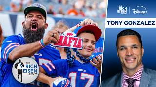 TNF’s Tony Gonzalez: Bills Mafia Will Wreak Havoc with Lions in New Stadium Debut | Rich Eisen Show