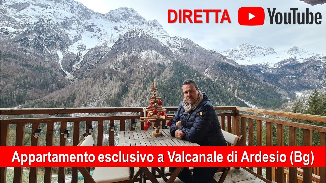 DIRETTA ANTEPRIMA da Valcanale di Ardesio: Trilocale arredato con box con vista mozzafiato...