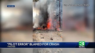 California business jet crash that killed 6 caused by pilot error