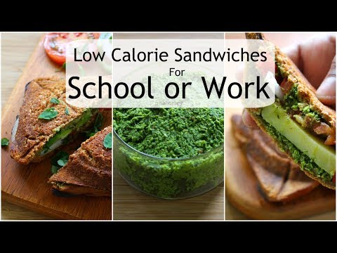 2-healthy-&-low-calorie-sandwich-recipes-for-school-or-work---green-chutney-recipe-for-weight-loss