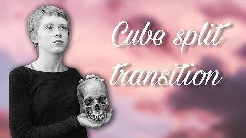 Cube Split Transition On Cute Cut Pro
