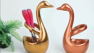 اعادة تدوير ✨كيفية صنع حامل الملاعق porte cuillères بقارورة صودا diy craft