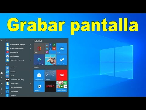 Como grabar la pantalla de tu pc