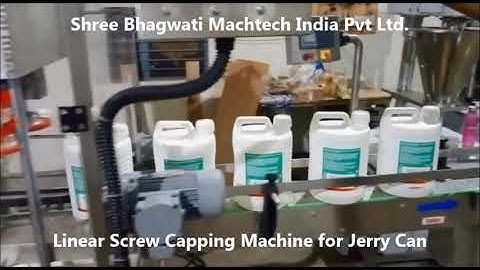 Linear Screw Capping Machine for Jerry Can