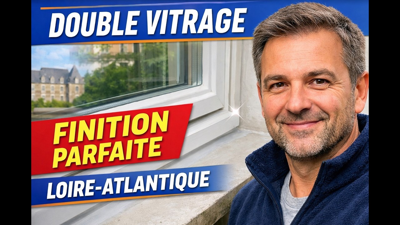 Finition Parfaite sur un Chantier de Double Vitrage en Loire Atlantique