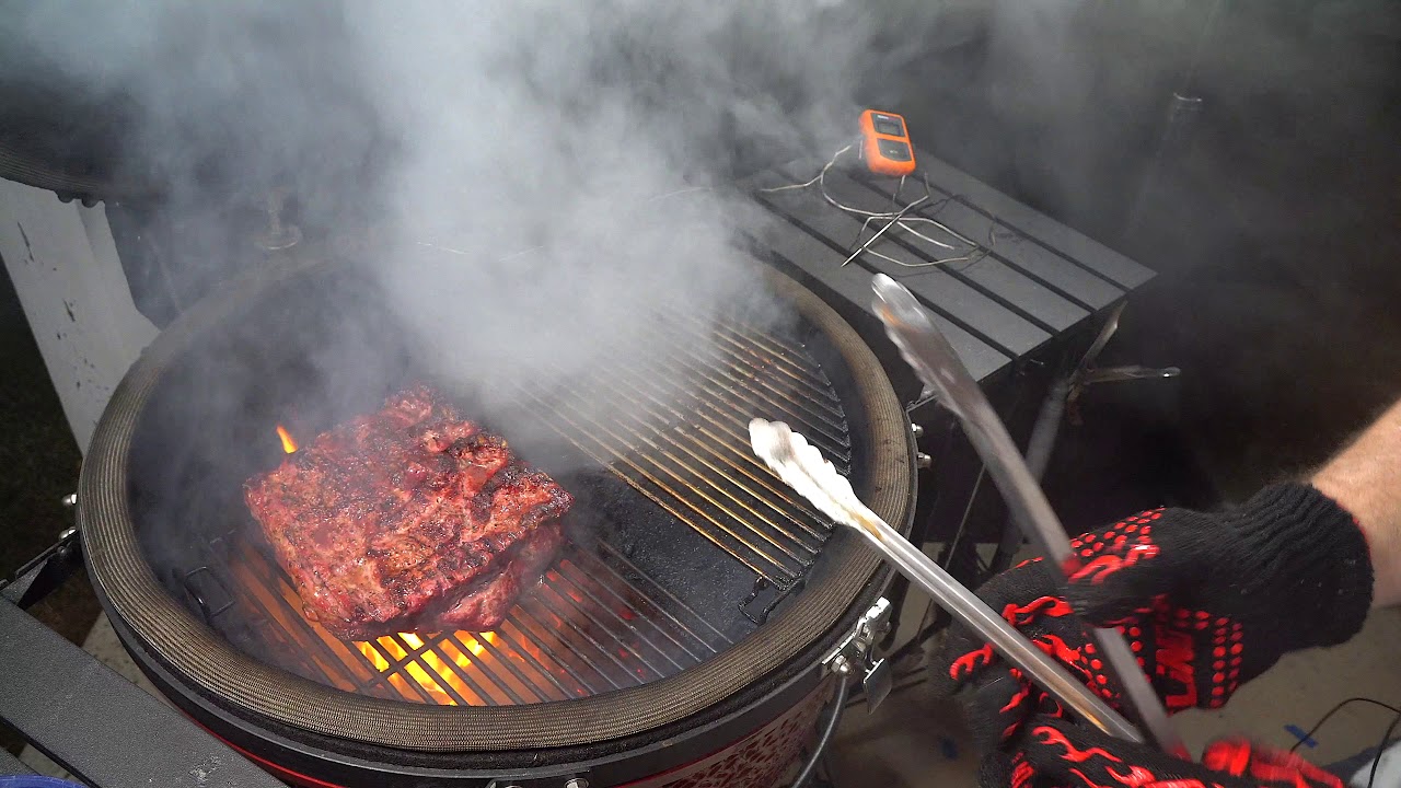 Prime New York Strip comparison. Sous Vide steaks vs roast on Kamado